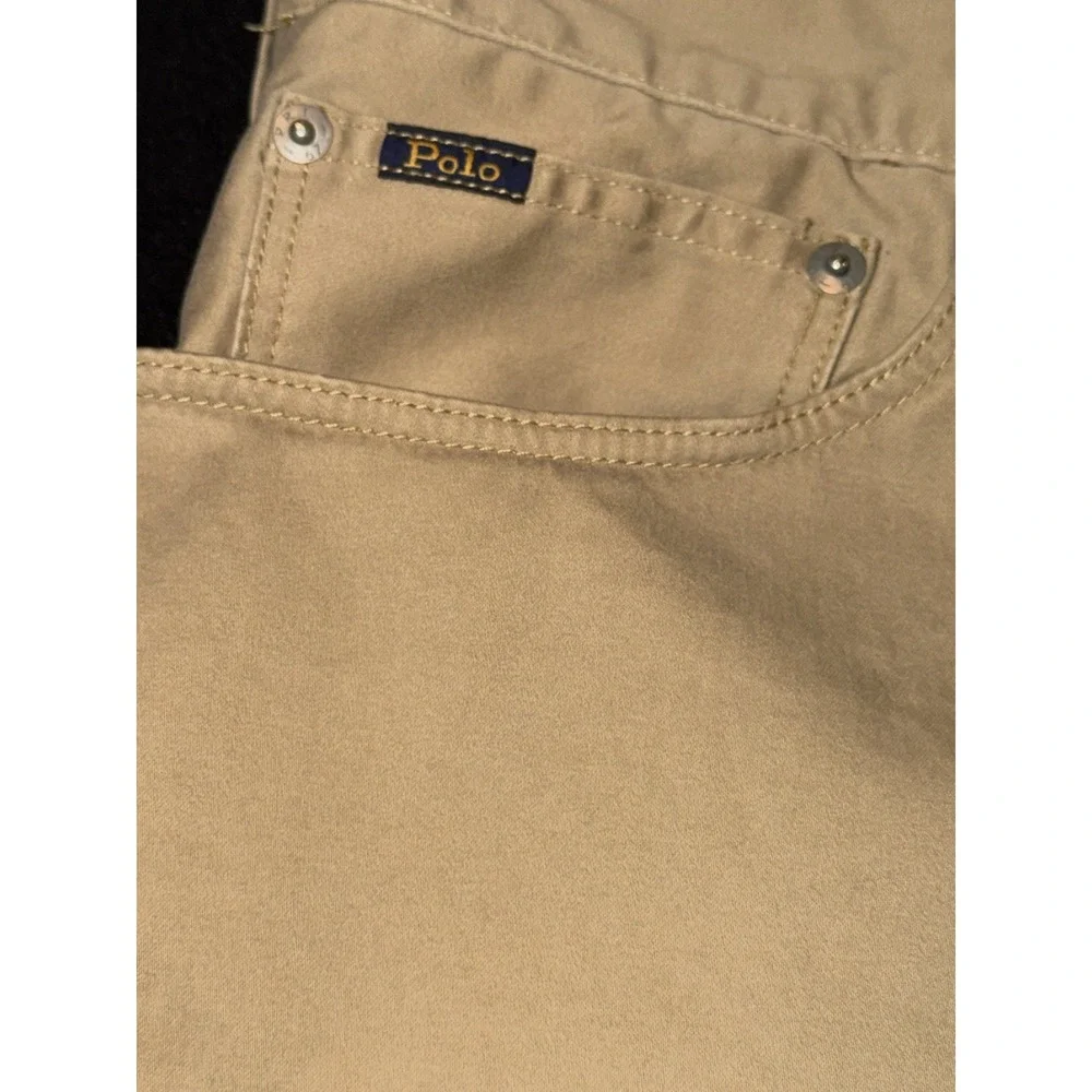 Polo Ralph Lauren Jeans Khaki Straight Medium Wash Mens 38x30